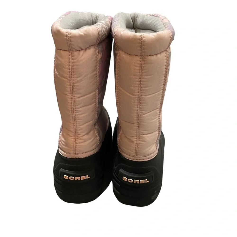Sorel‎ Pink Snow Command Insulated Boots Youth Size 4